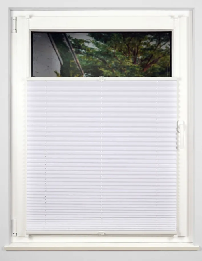 my deco Plissee 85 x 130 cm weiß