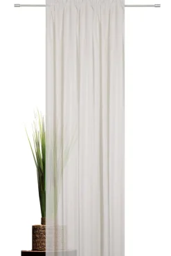 my deco Schlaufenvorhang BREEZE 135 x 300 cm weiss