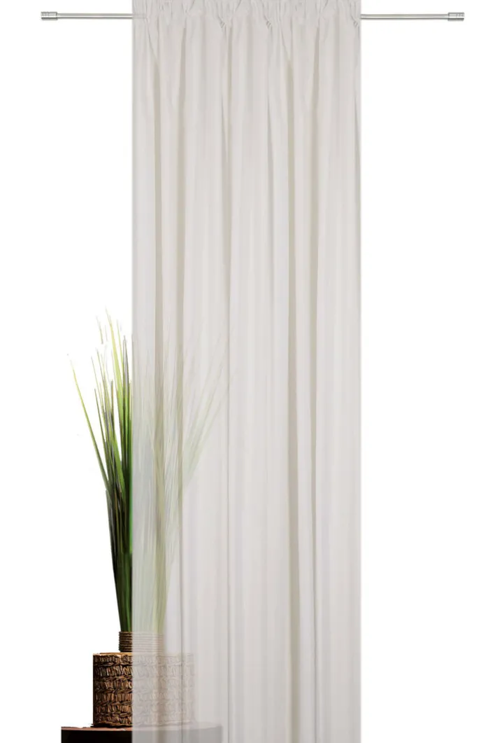 my deco Schlaufenvorhang BREEZE 135 x 300 cm weiss