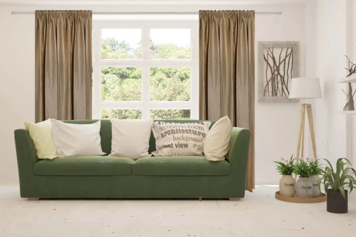 my deco Schlaufenvorhang STREAM 135 x 245 cm sand