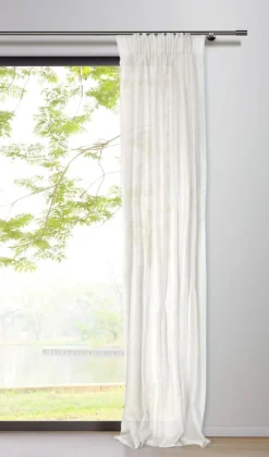 my deco Schlaufenvorhang SOFT 135 x 300 cm weiss