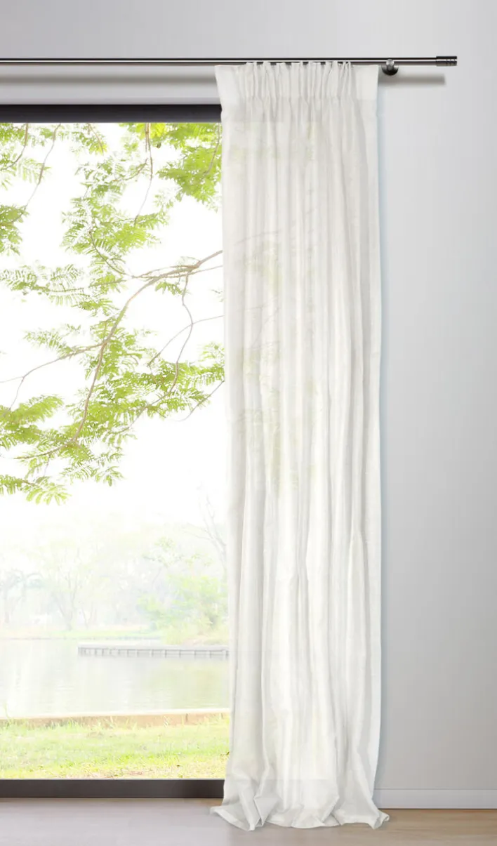 my deco Schlaufenvorhang SOFT 135 x 300 cm weiss