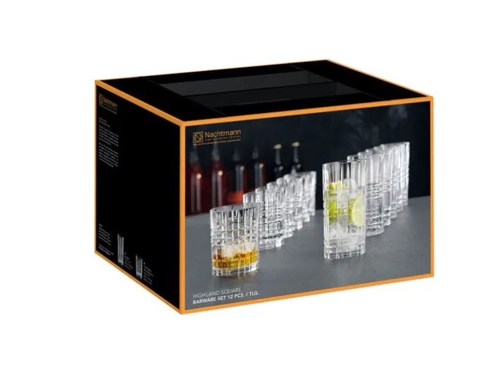 Nachtmann Becher-Set HIGHLAND 12-teilig Kristallglas