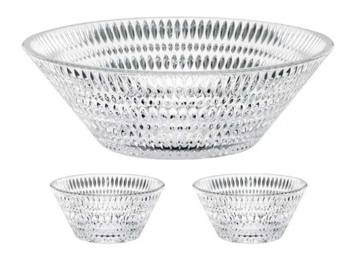 Nachtmann Schalen-Set ETHNO 3-teilig Kristallglas