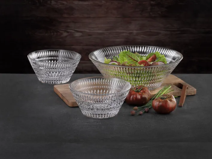 Nachtmann Schalen-Set ETHNO 3-teilig Kristallglas