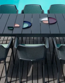 NARDI Dining Gartentisch RIO 140-210 x 85 cm anthrazit