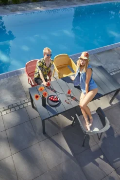 NARDI Stapelstuhl Garten NET AL 2er Set corallo