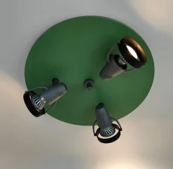 niermann Retrofit Kinderlampe Decke 3 Spots STRAHLER salbei