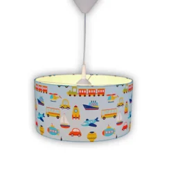 niermann Retrofit Kinderlampe Pendel Fahrzeuge