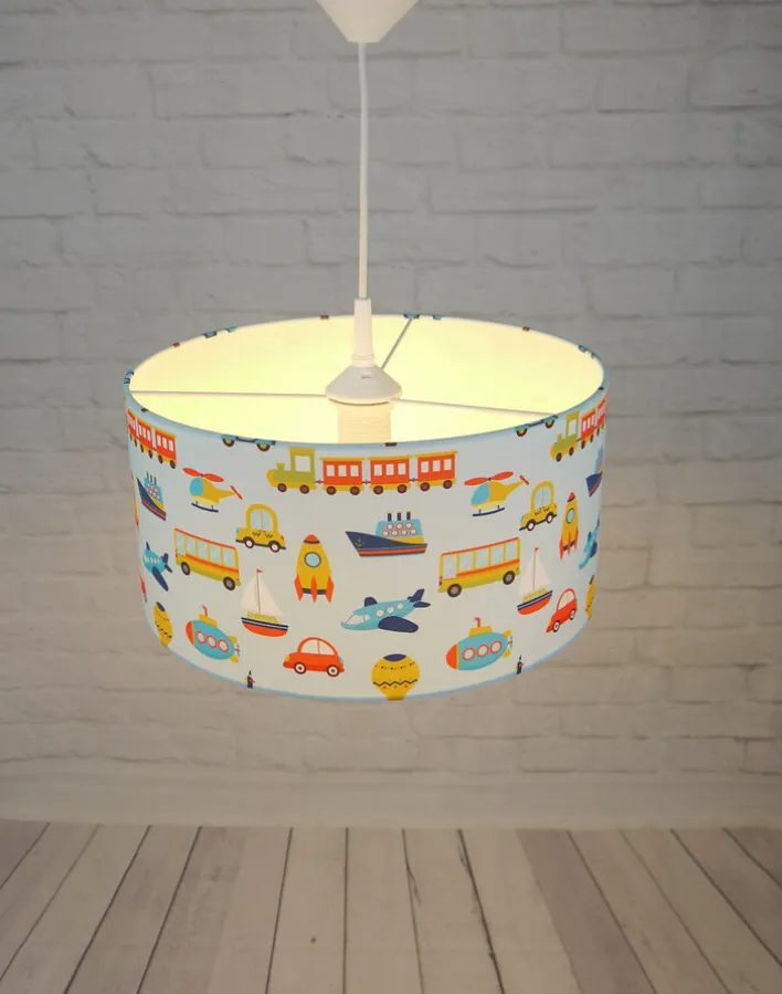 niermann Retrofit Kinderlampe Pendel Fahrzeuge