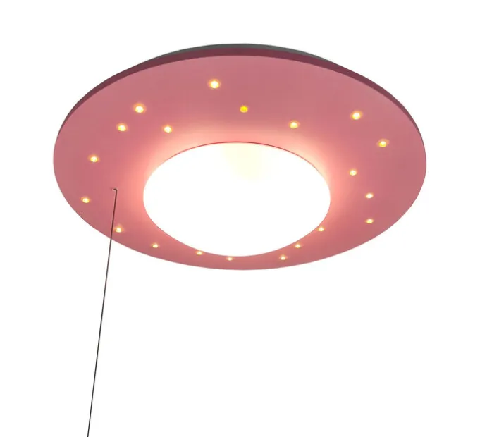 niermann Retrofit Kinderlampe Decke STARLIGHT pastellrose