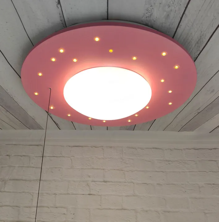 niermann Retrofit Kinderlampe Decke STARLIGHT pastellrose