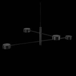 Nordlux LED Pendelleuchte CLYDE 4-flg schwarz