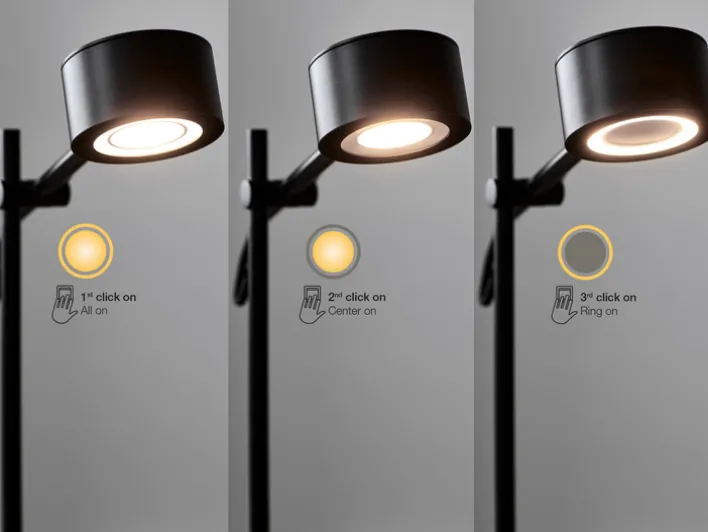 Nordlux LED Pendelleuchte CLYDE 4-flg schwarz