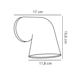 Nordlux Retrofit Außenwandleuchte FRONT 1-flg schwarz