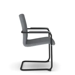 Nowy Styl Besucherstuhl RUMBA grau/ schwarz