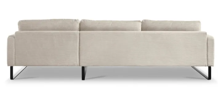 Ole Gunderson Ecksofa ROMA 298 x 154 cm Cord nature