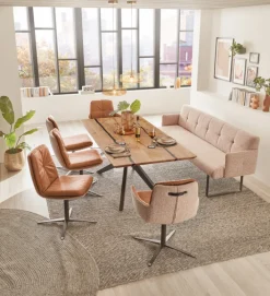 Ole Gunderson Polstersitzbank MADINA BENCH Donna rusty melange/schwarz