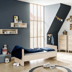 PAIDI Babybett EEFJE 70 x 140 cm beige/ braun