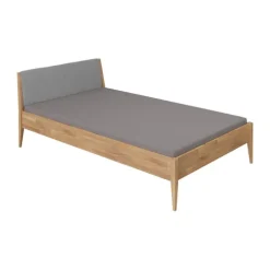 PAIDI Bett STEN 120 x 200 cm braun/ grau