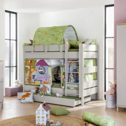 PAIDI Etagenbett TIAGO grau