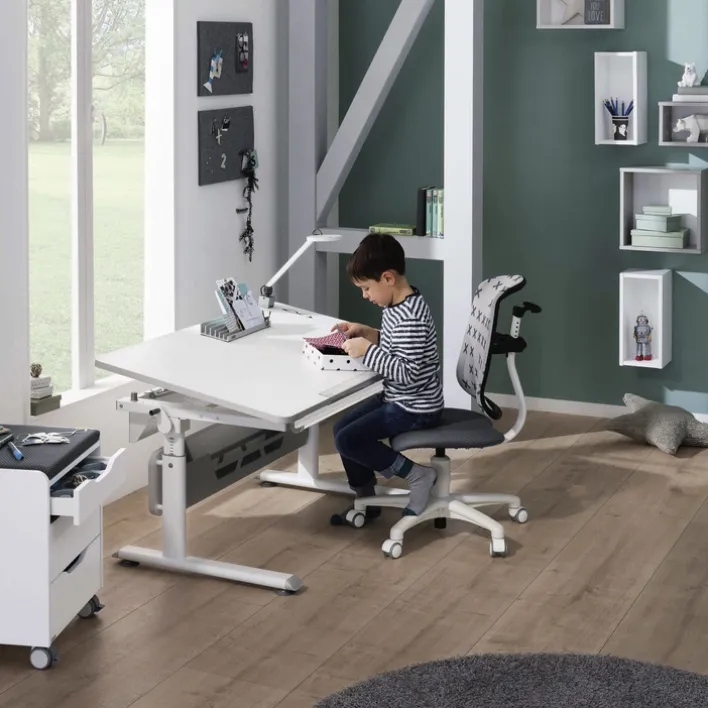 PAIDI Schreibtisch Kreideweiß