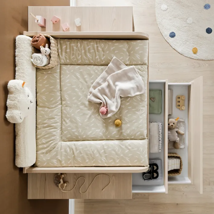 PAIDI Wickelkommode MILA & BEN beige/ braun