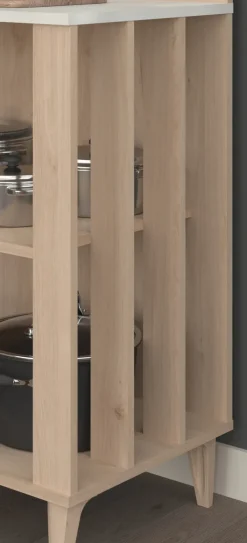 Parisot Buffet-Schrank GALA 11 Jackson Eiche Dekor/ Beton Optik 84x182x41 cm