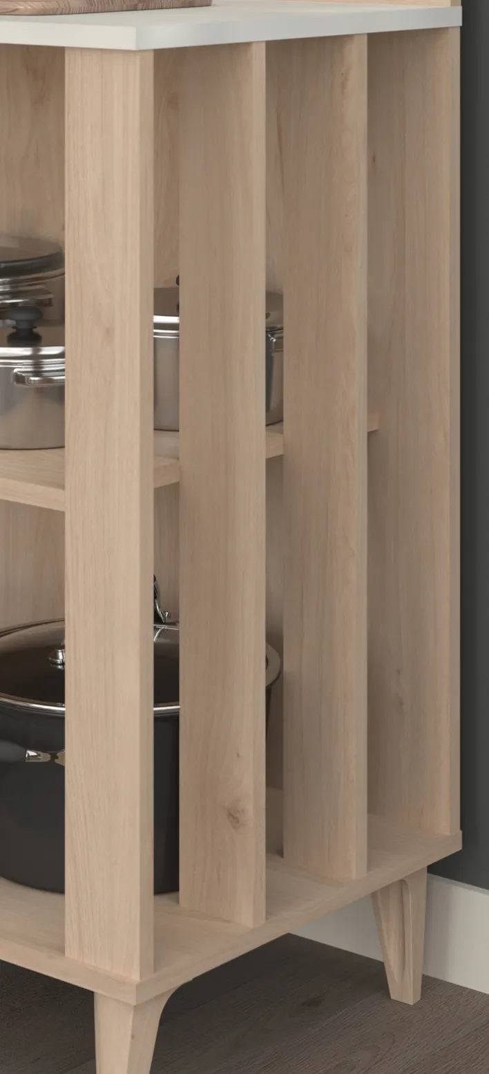 Parisot Buffet-Schrank GALA 11 Jackson Eiche Dekor/ Beton Optik 84x182x41 cm