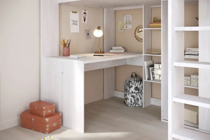 Parisot Hochbett HIGHER 1 weiß