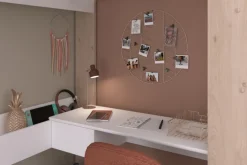 Parisot Hochbett SHELTER 11 braun/ weiß