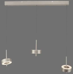 Paul Neuhaus LED Balkenpendel Q-ROTATE 3-flg Nickelfarbig