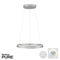 Paul Neuhaus LED Balkenpendel PURE E-LOOP 2-flg alufarbig