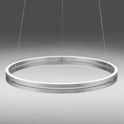 Paul Neuhaus LED Balkenpendel PURE E-LOOP 2-flg alufarbig