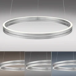 Paul Neuhaus LED Balkenpendel PURE E-LOOP 2-flg alufarbig