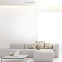 Paul Neuhaus LED Balkenpendel PURE-LITE 100 cm stahlfarbig