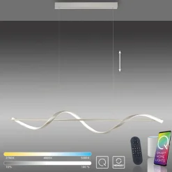 Paul Neuhaus LED Balkenpendel Q-SWING 1-flg silberfarbig