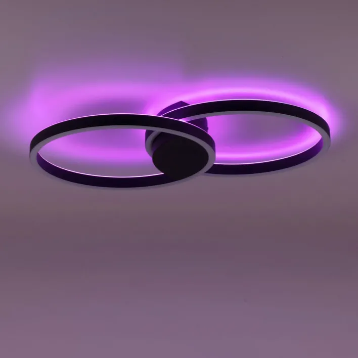 Paul Neuhaus LED Deckenlampe Q-MARKO schwarz