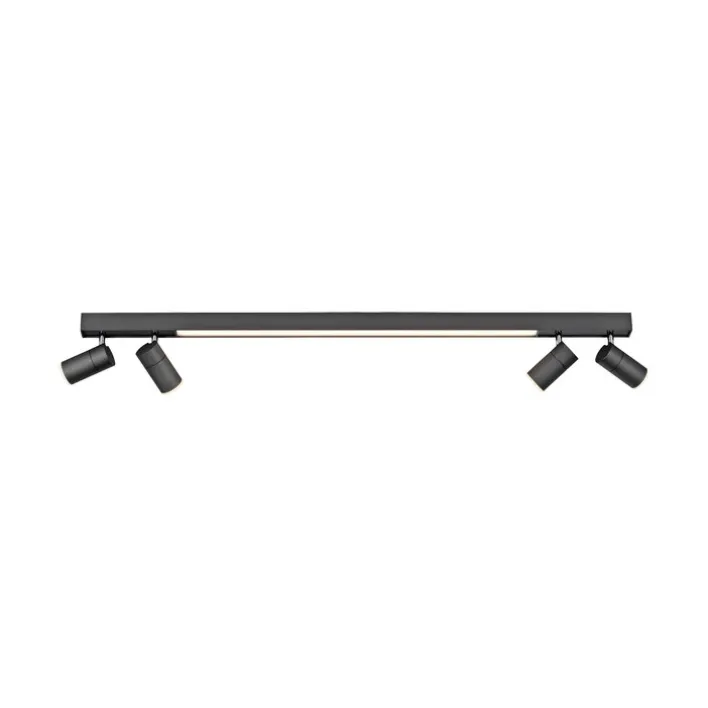 Paul Neuhaus LED Deckenlampe mit 4 Spots PURE-LINES anthrazit