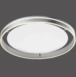 Paul Neuhaus LED Deckenlampe Q-VITO 59 cm stahlfarbig