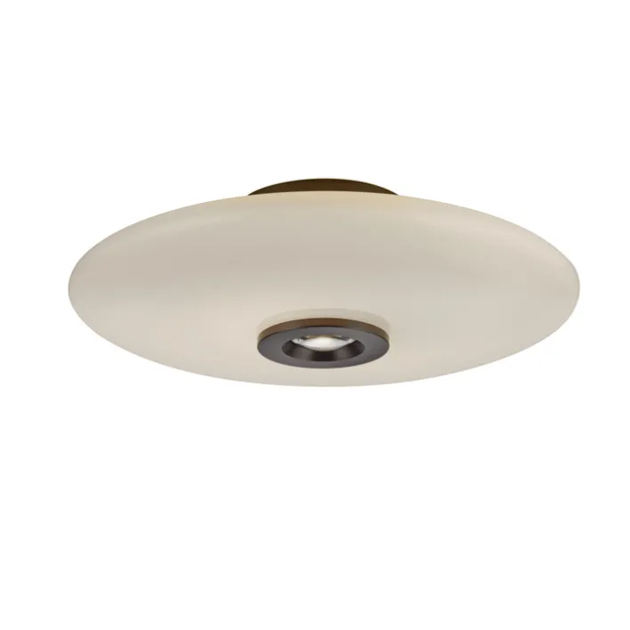 Paul Neuhaus LED Deckenlampe PURE VITRUM 45 cm braun