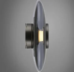 Paul Neuhaus LED Deckenlampe PURE VITRUM 22 cm grau