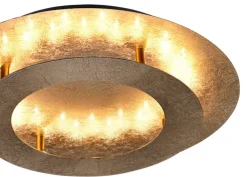 Paul Neuhaus LED Deckenlampe NEVIS 40 cm goldfarbig