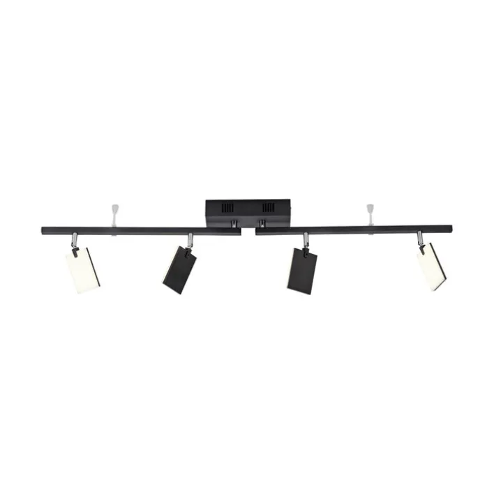 Paul Neuhaus LED Deckenlampe mit 4 Spots PURE-MIRA schwarz