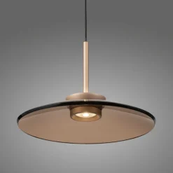 Paul Neuhaus LED Pendelleuchte PURE E-MOON 1-flg bronze