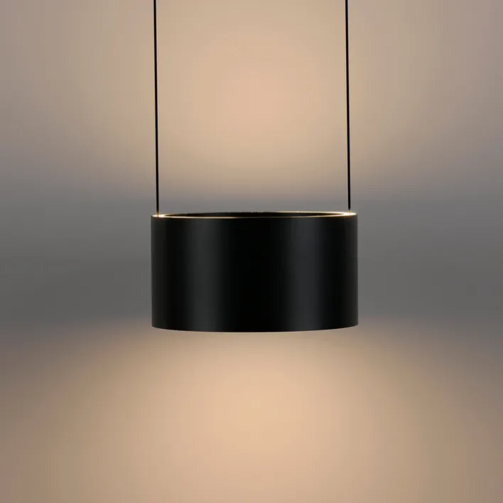 Paul Neuhaus LED Pendelleuchte PURE CLIPSE Aluminium Ø 20 cm Platin