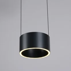 Paul Neuhaus LED Pendelleuchte PURE CLIPSE Aluminium Ø 20 cm Platin