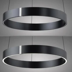 Paul Neuhaus LED Pendelleuchte PURE E-CLIPSE 50 cm grau