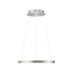 Paul Neuhaus LED Pendelleuchte HOOP 57 cm alu-/nickelfarbig