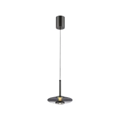 Paul Neuhaus LED Pendelleuchte PURE VITRUM 22 cm grau